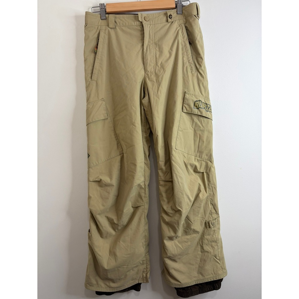 Burton DryRide All Access Kids Snow Pants Tan Cargo XL 14/16 Snowboarding Skiing